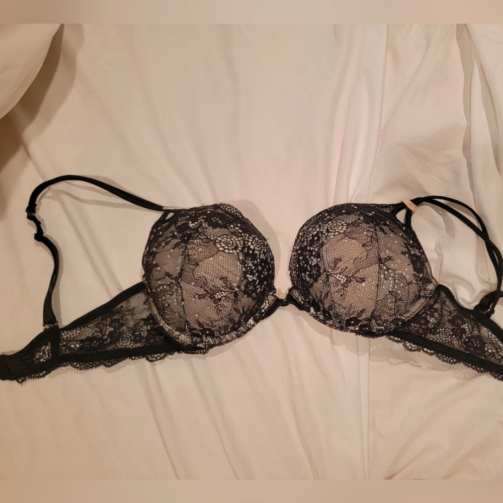 Victoria's Secret lacey black bra